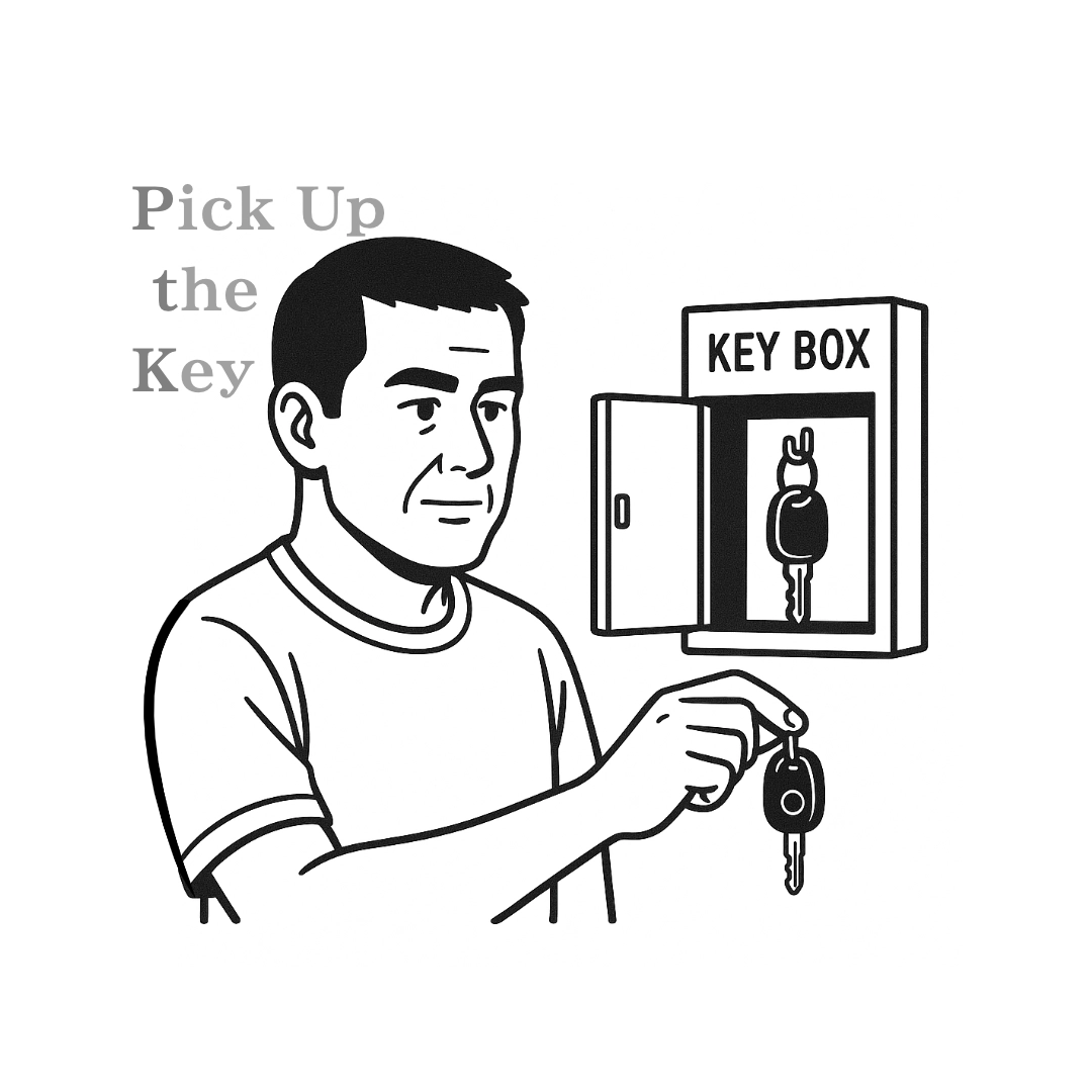 ステップ4：鍵の受け取り